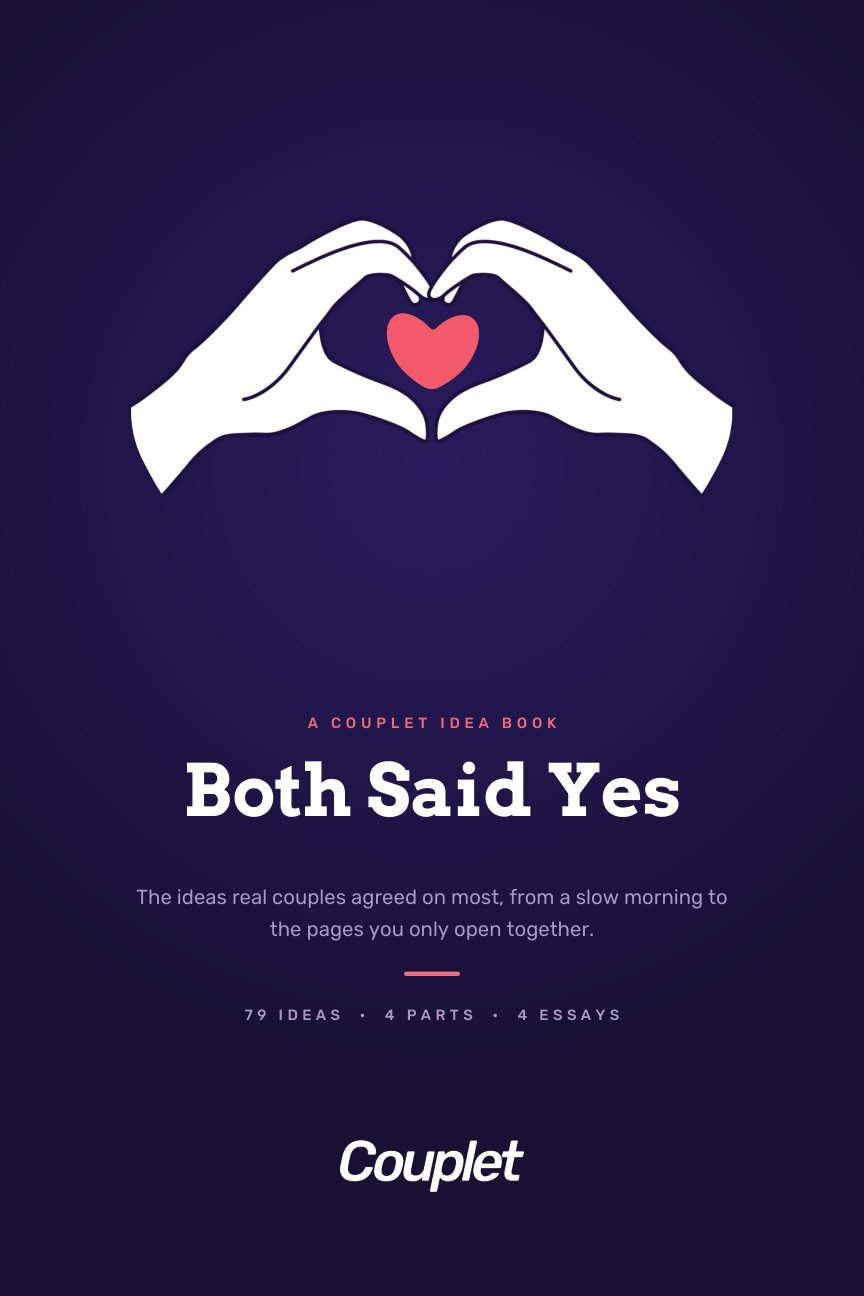 Both Said Yes cover: two hands forming a heart