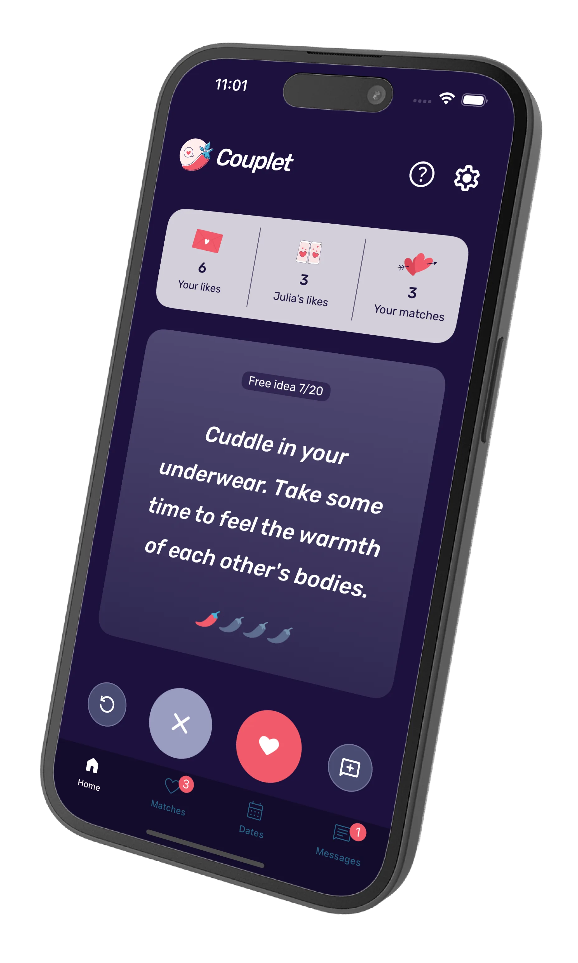 Couplet app screenshots